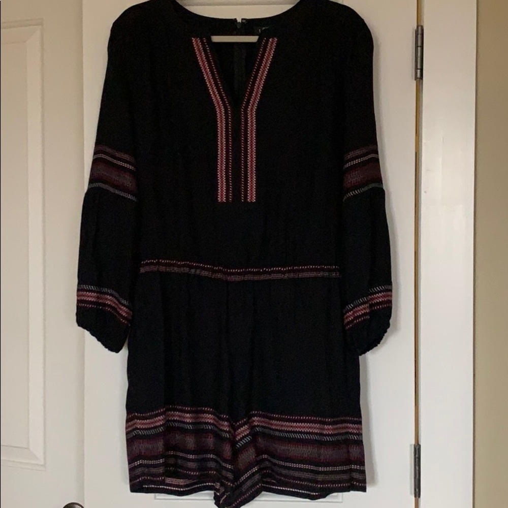 Black romper with beautiful details